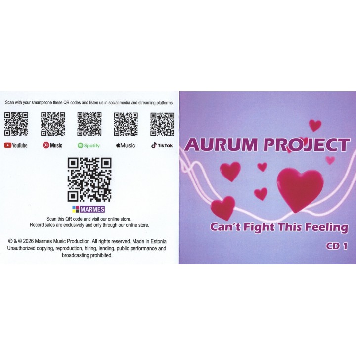 Aurum Project "Can't Fight This Feeling" (2CD)