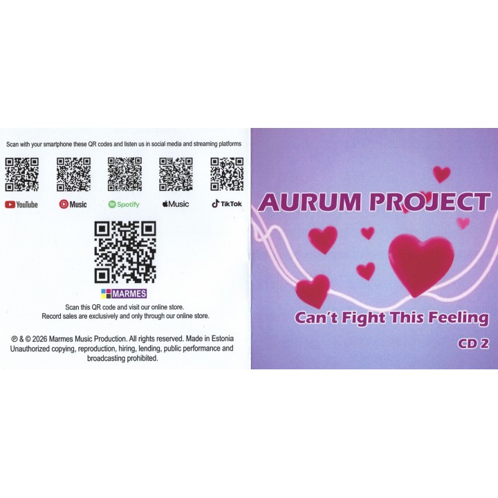 Aurum Project "Can't Fight This Feeling" (2CD)