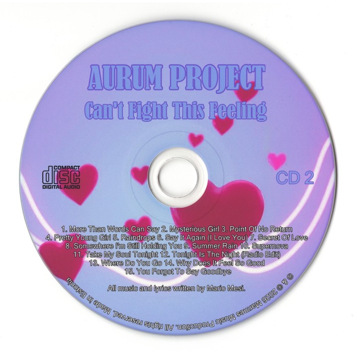 Aurum Project "Can't Fight This Feeling" (2CD)
