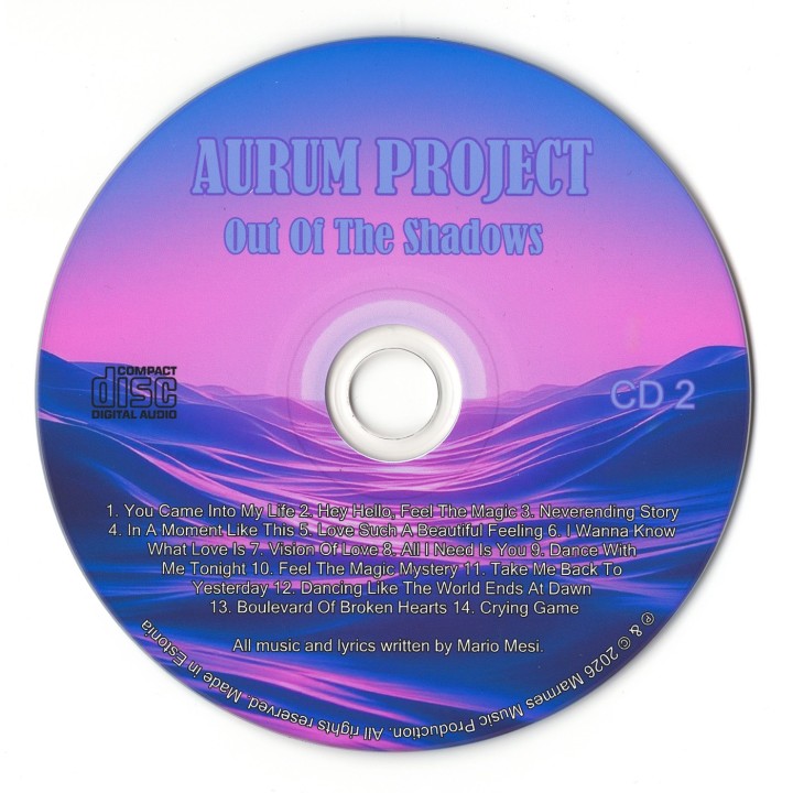 Aurum Project "Out Of The Shadows" (2CD)
