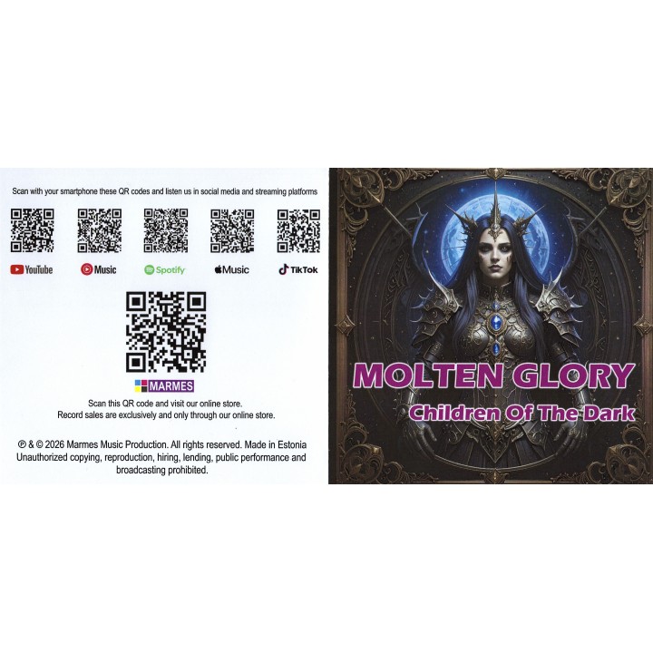 Molten Glory - "Children Of The Dark" (CD)