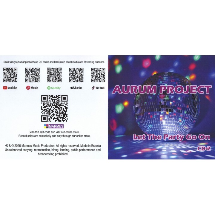 Aurum Project "Let The Party Go On" (2CD)
