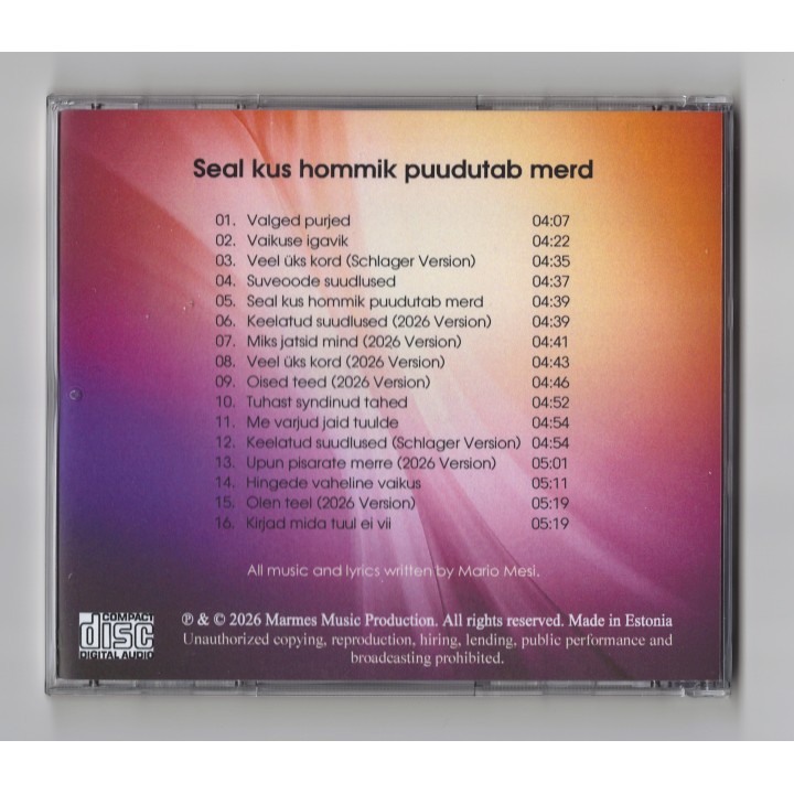 Aurum Project - "Seal kus hommik puudutab merd" (CD)