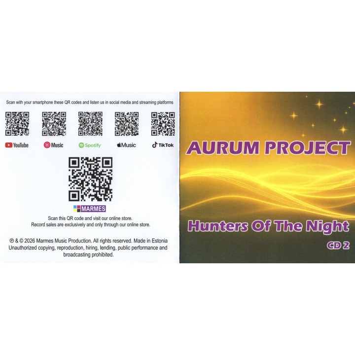 Aurum Project "Hunters Of The Night" (2CD)