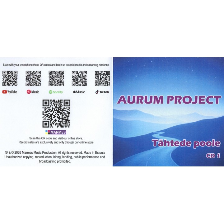 Aurum Project "Tähtede poole" (2CD)