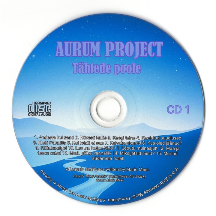 Aurum Project "Tähtede poole" (2CD)